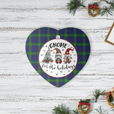 Clan Boyle Tartan Gnome Heart Ceramic Ornament WO82 Boyle Tartan Gnome Tartan Christmas